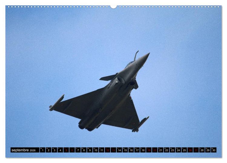 Produktbild: En m&eacute;moire de la Grande Guerre Le Rafale (Calendrier mural 2026 DIN A2 vertical) calendrier de bureau