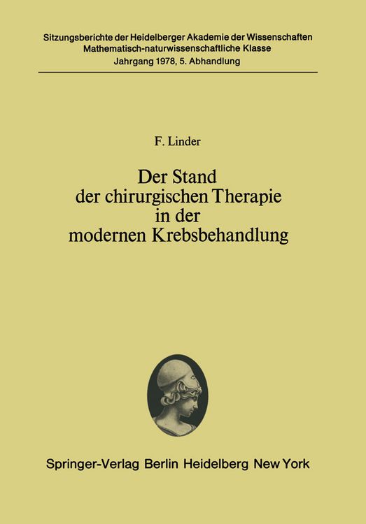 Produktbild: Der Stand der chirurgischen Therapie in der modernen Krebsbehandlung