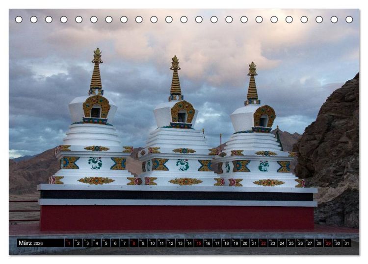 Produktbild: Buddhistisches Klein-Tibet (Tischkalender 2026 DIN A5 quer), CALVENDO Monatskalender