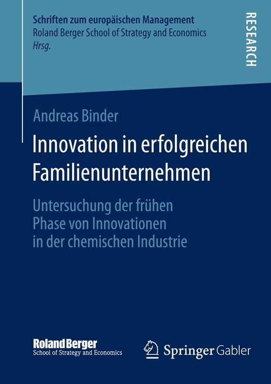 Bild vom Artikel Innovation in erfolgreichen Familienunternehmen vom Autor Andreas Binder