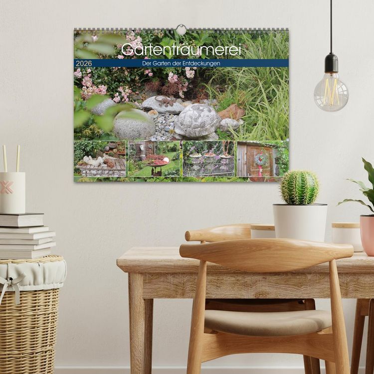 Produktbild: Gartentr&auml;umerei (Wandkalender 2026 DIN A3 quer), CALVENDO Monatskalender