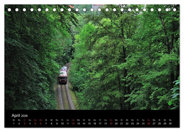 Produktbild: Der Nebenbahnretter (Tischkalender 2026 DIN A5 quer), CALVENDO Monatskalender