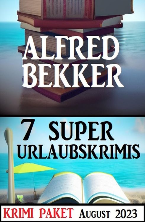 Produktbild: 7 Super Urlaubskrimis August 2023: Krimi Paket