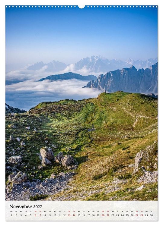 Produktbild: Rund um die... Drei Zinnen (Wandkalender 2027 DIN A2 hoch), CALVENDO Monatskalender