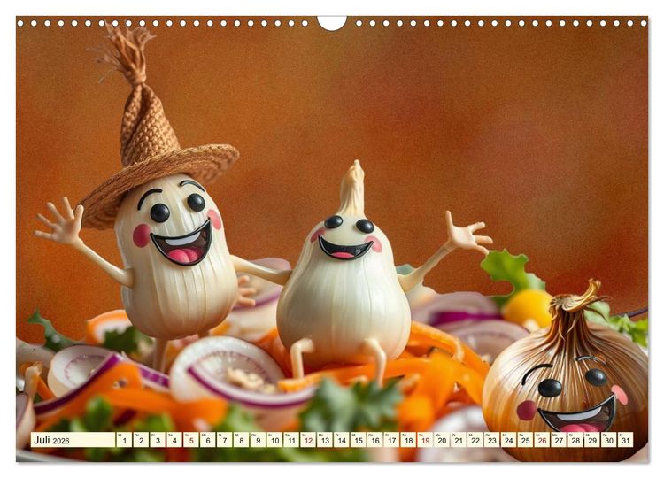 Produktbild: Tanzendes Obst und Gem&uuml;se (Wandkalender 2026 DIN A3 quer), CALVENDO Monatskalender