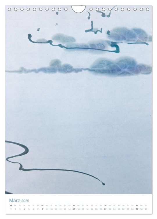 Produktbild: Jahreszeiten in Stil japanischer Malerei - Kunst (Wandkalender 2026 DIN A4 hoch), CALVENDO Monatskalender