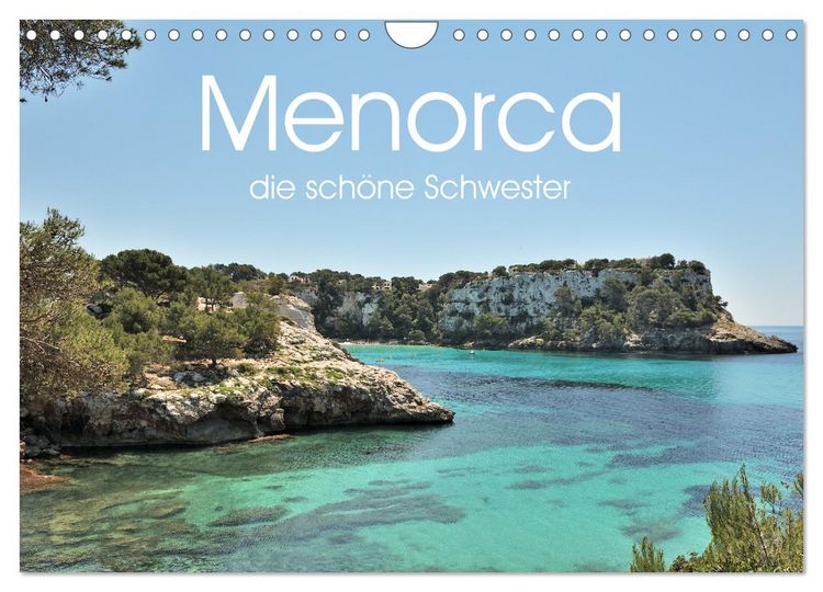 Produktbild: Menorca, die sch&ouml;ne Schwester (Wandkalender 2026 DIN A4 quer), CALVENDO Monatskalender