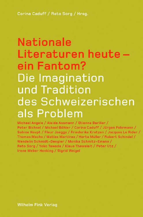 Produktbild: Nationale Literaturen heute - ein Fantom?