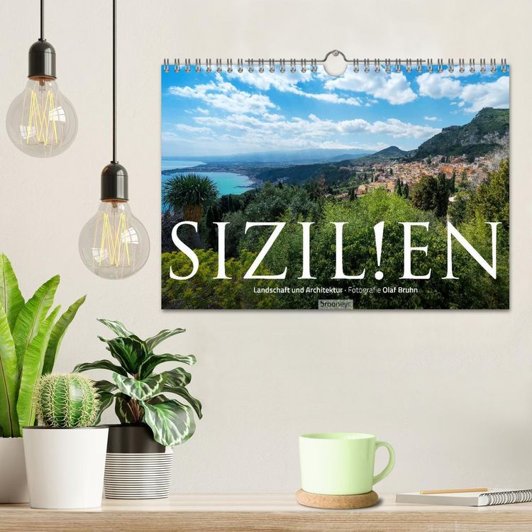 Produktbild: Sizilien &ndash; Landschaft und Architektur (Wandkalender 2026 DIN A4 quer), CALVENDO Monatskalender