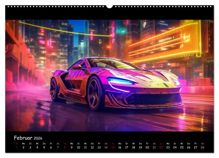 Produktbild: Im Rausch der Geschwindigkeit (hochwertiger Premium Wandkalender 2026 DIN A2 quer), Kunstdruck in Hochglanz