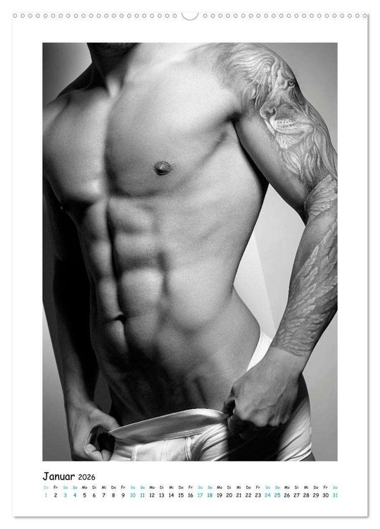 Produktbild: M&auml;nner... in underwear deluxe (Wandkalender 2026 DIN A2 hoch), CALVENDO Monatskalender