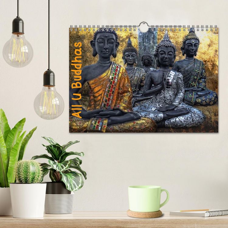 Produktbild: All U Buddhas (Wandkalender 2026 DIN A4 quer), CALVENDO Monatskalender
