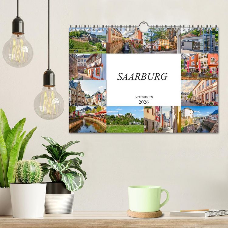Produktbild: Saarburg Impressionen (Wandkalender 2026 DIN A4 quer), CALVENDO Monatskalender