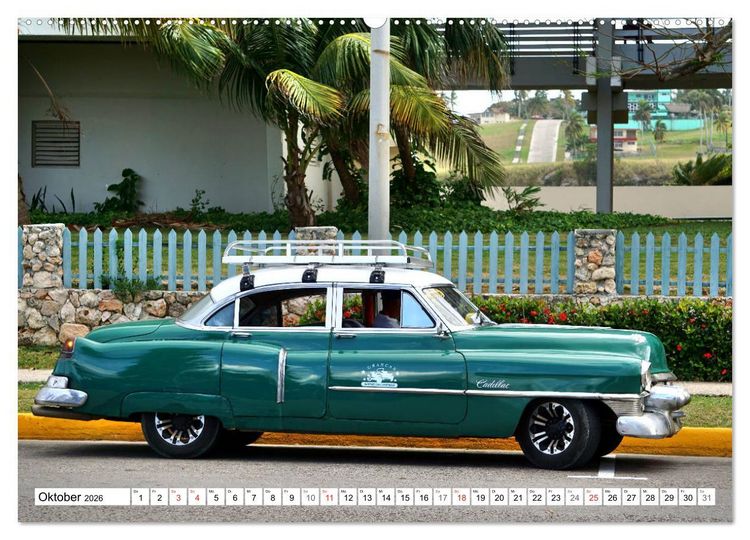 Produktbild: Auto Legenden CADILLAC (hochwertiger Premium Wandkalender 2026 DIN A2 quer), Kunstdruck in Hochglanz