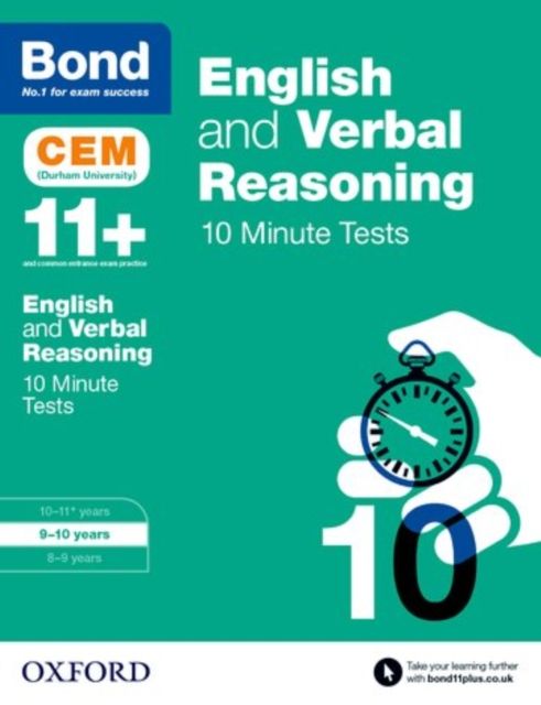 Produktbild: Bond 11+: English & Verbal Reasoning: CEM 10 Minute Tests (now Cambridge Select Insight)