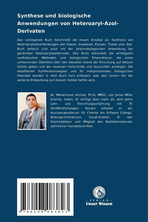 Produktbild: Synthese und biologische Anwendungen von Heteroaryl-Azol-Derivaten