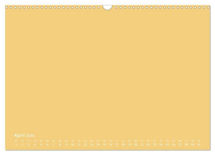 Produktbild: Regenbogen Kinder Bastelkalender - Zum Selbstgestalten - DIY Kreativ-Kalender (Wandkalender 2026 DIN A3 quer), CALVENDO Monatskalender