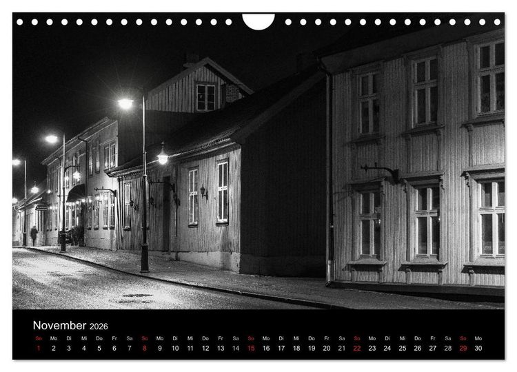 Produktbild: Objekte in schwarz weiss (Wandkalender 2026 DIN A4 quer), CALVENDO Monatskalender