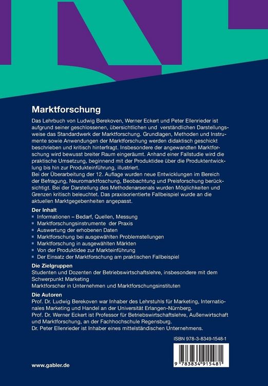 Produktbild: Marktforschung