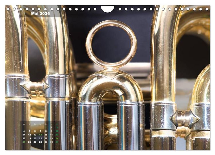 Produktbild: Das Horn, ein herrliches Instrument (Wandkalender 2026 DIN A4 quer), CALVENDO Monatskalender