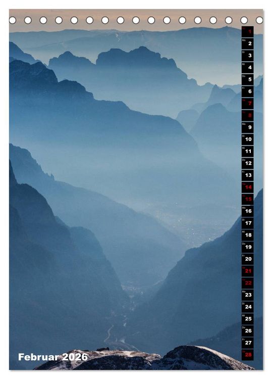 Produktbild: Dolomiten. Italien (Tischkalender 2026 DIN A5 hoch), CALVENDO Monatskalender