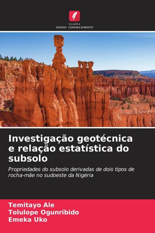 Produktbild: Investiga&ccedil;&atilde;o geot&eacute;cnica e rela&ccedil;&atilde;o estat&iacute;stica do subsolo