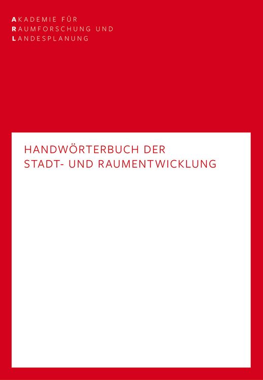 Produktbild: Handw&ouml;rterbuch der Stadt- und Raumentwicklung