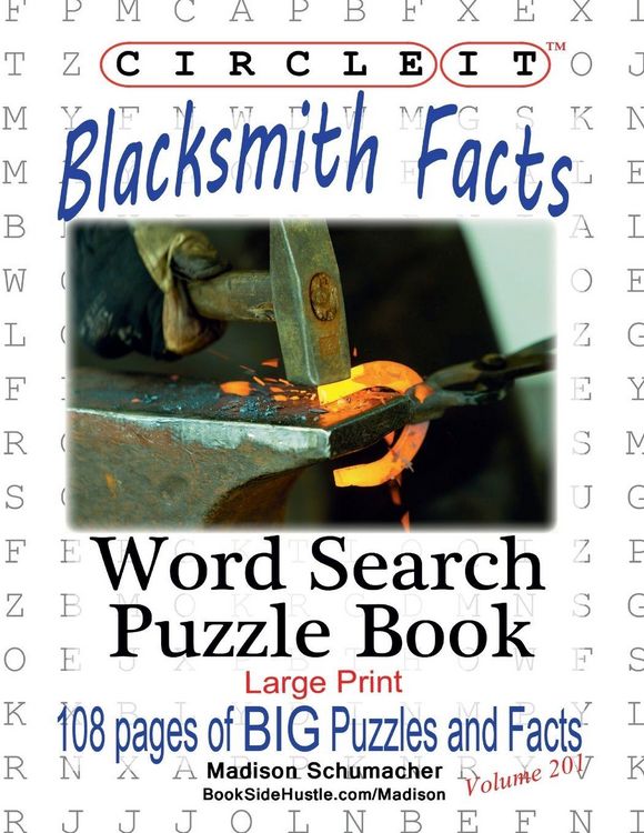 Produktbild: Circle It, Blacksmith Facts, Word Search, Puzzle Book