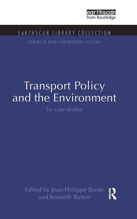 Produktbild: Transport Policy and the Environment