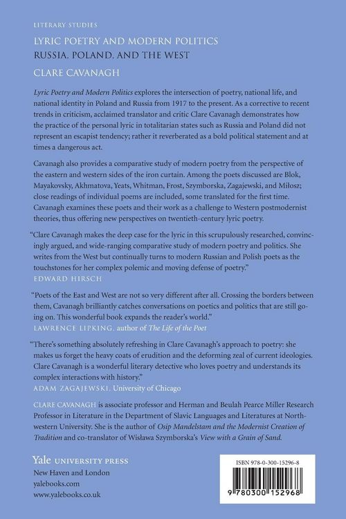 Produktbild: Lyric Poetry and Modern Politics