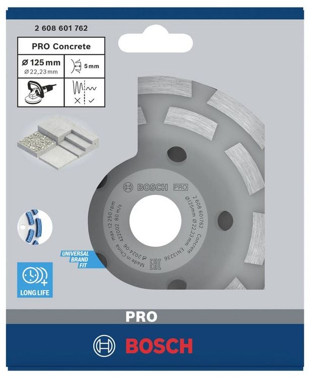 Produktbild: Bosch Accessories 2608601762 Diamantscheibe Durchmesser 125 mm 1 St.