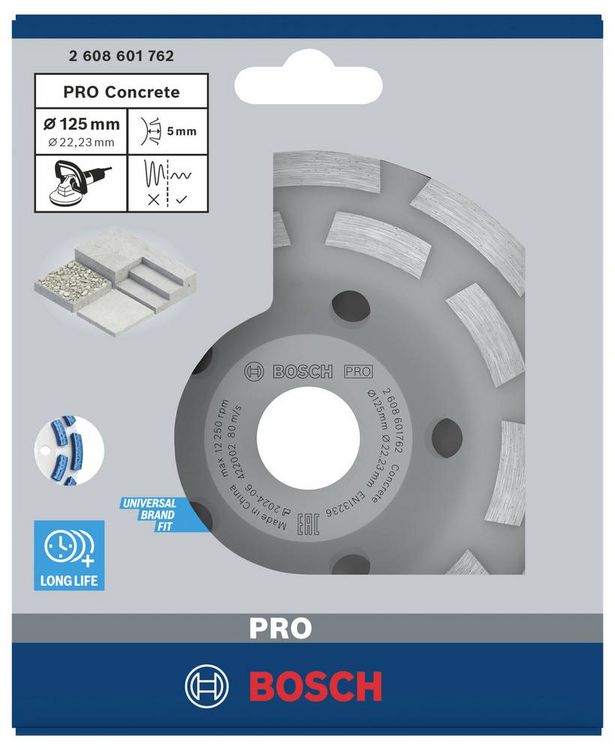 Produktbild: Bosch Accessories 2608601762 Diamantscheibe Durchmesser 125mm 1St.