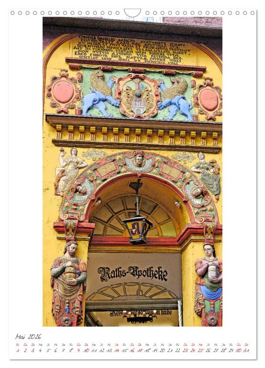 Produktbild: Idyllisches L&uuml;neburg. Historische Fassaden und Giebel der Salz- und Hansestadt (Wandkalender 2026 DIN A3 hoch), CALVENDO Monatskalender