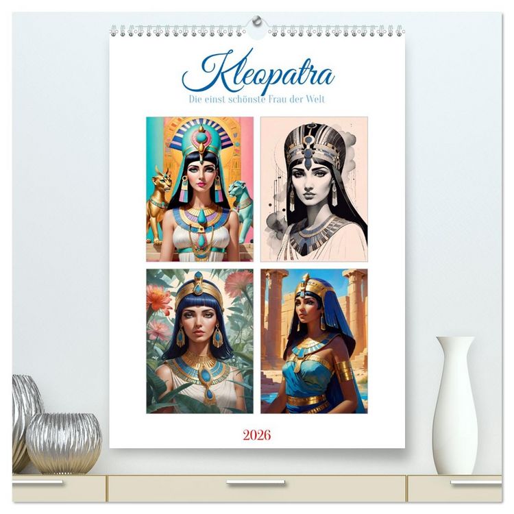 Produktbild: Kleopatra (hochwertiger Premium Wandkalender 2026 DIN A2 hoch), Kunstdruck in Hochglanz