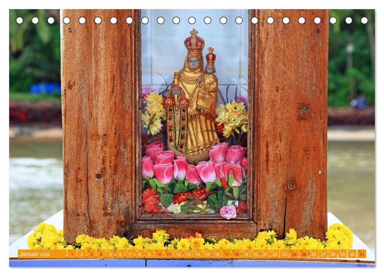 Produktbild: Indien - Das christliche Goa (Tischkalender 2026 DIN A5 quer), CALVENDO Monatskalender
