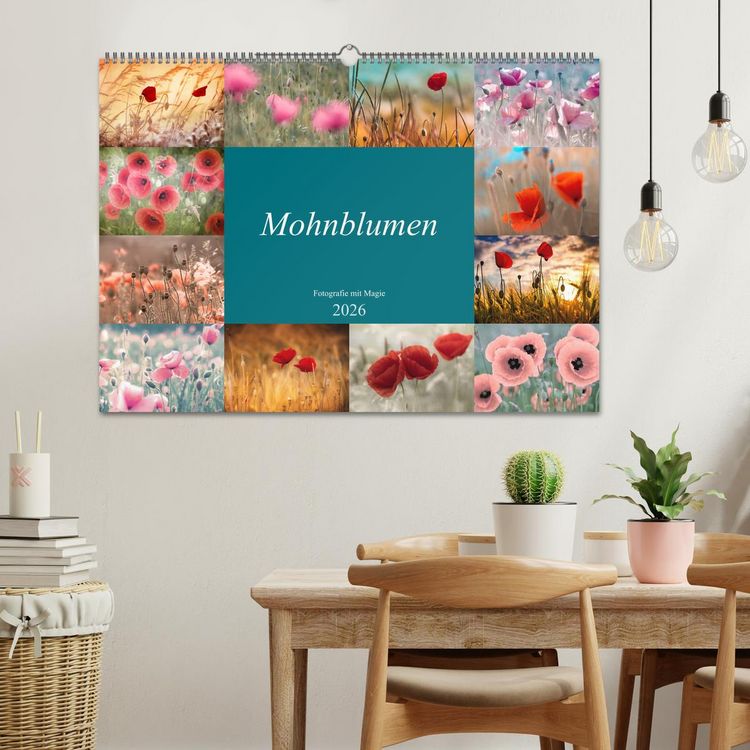Produktbild: Mohnblumen - Fotografie mit Magie (Wandkalender 2026 DIN A2 quer), CALVENDO Monatskalender