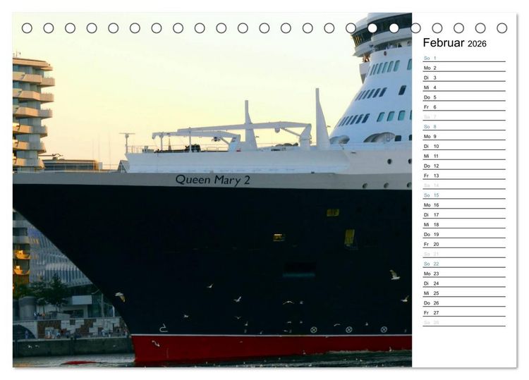 Produktbild: Hafen Hamburg (Tischkalender 2026 DIN A5 quer), CALVENDO Monatskalender