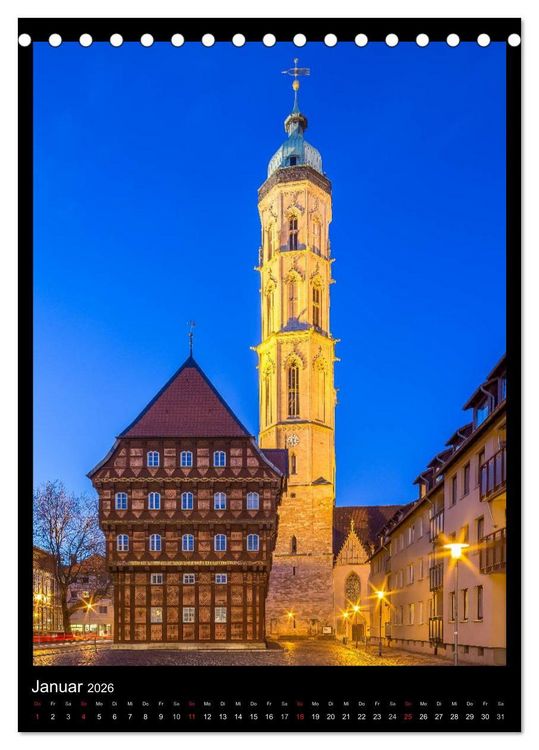 Produktbild: Braunschweig im sch&ouml;nsten Licht (Tischkalender 2026 DIN A5 hoch), CALVENDO Monatskalender