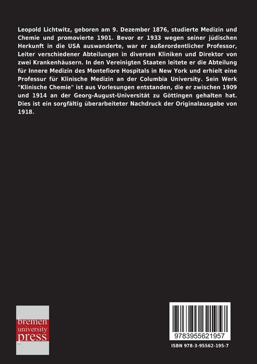 Produktbild: Klinische Chemie