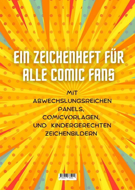 Produktbild: Comic Zeichenheft f&uuml;r Kinder
