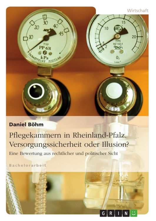 Produktbild: Pflegekammern am Beispiel von Rheinland-Pfalz. Versorgungssicherheit oder Illusion?
