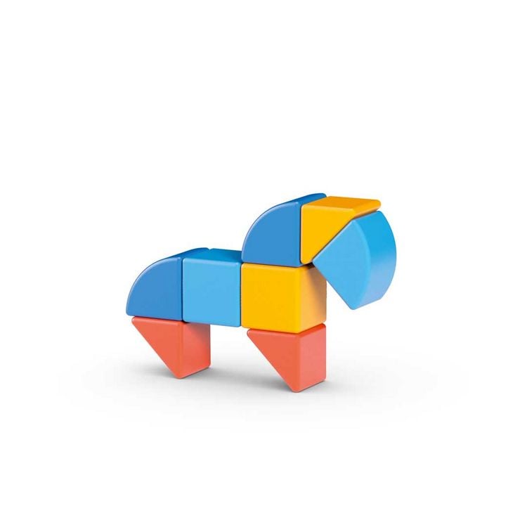 Produktbild: Geomag Magicube Shapes Animals 9