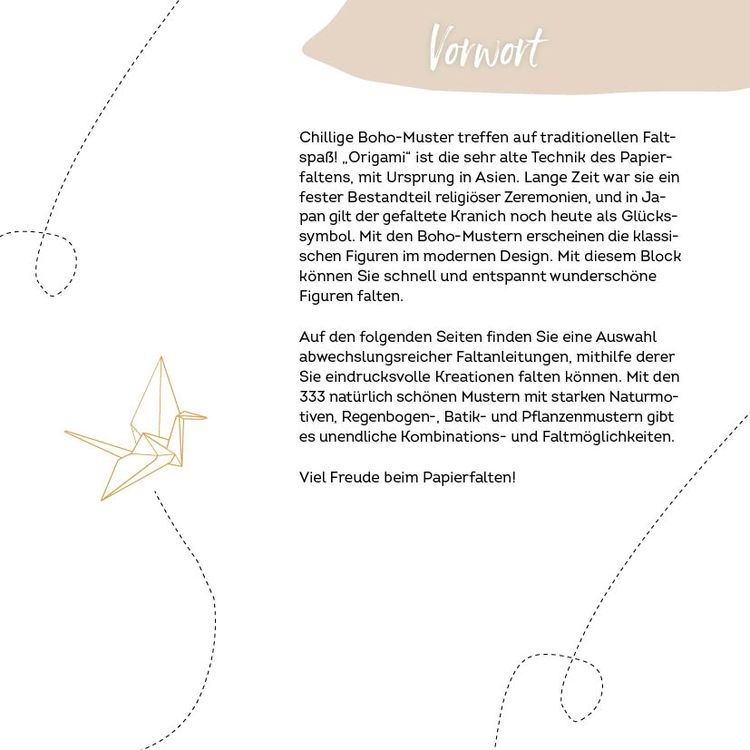 333 Origami – Boho Nature-Style