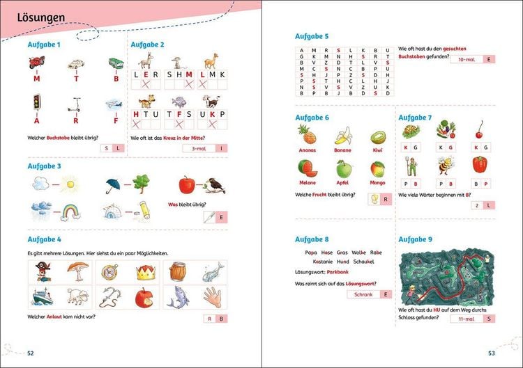 Produktbild: Lesel&ouml;wen Lernhilfen - Lesen lernen - 1. Klasse