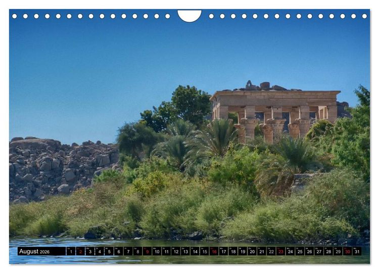Produktbild: Abenteuer auf dem Nil. Eine Reise von Luxor nach Abu Simbel (Wandkalender 2026 DIN A4 quer), CALVENDO Monatskalender