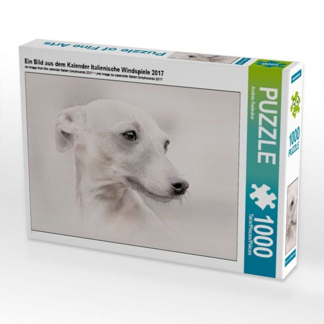 Produktbild: CALVENDO Puzzle Ein Bild aus dem Kalender Italienische Windspiele 2017 | 1000 Teile Lege-Gr&ouml;&szlig;e 64x48cm Foto-Puzzle f&uuml;r gl&uuml;ckliche Stunden
