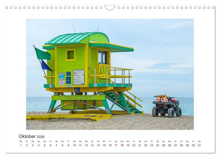 Produktbild: Miami - pulsierende Metropole (Wandkalender 2026 DIN A3 quer), CALVENDO Monatskalender