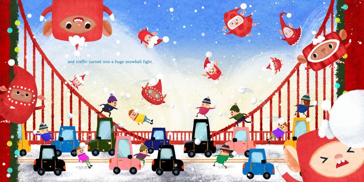 Produktbild: 12 Little Elves Visit California