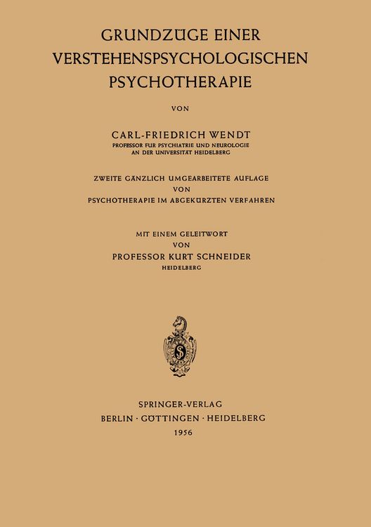 Produktbild: Grundz&uuml;ge Einer Verstehenspsychologischen Psychotherapie