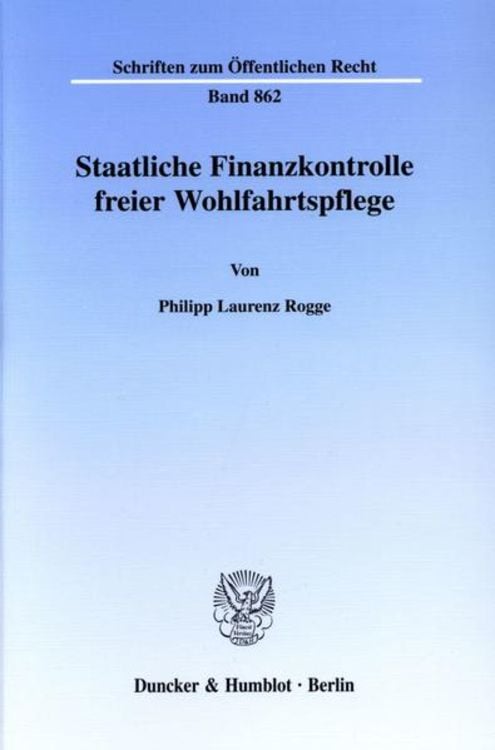 Bild vom Artikel Staatliche Finanzkontrolle freier Wohlfahrtspflege. vom Autor Philipp Laurenz Rogge